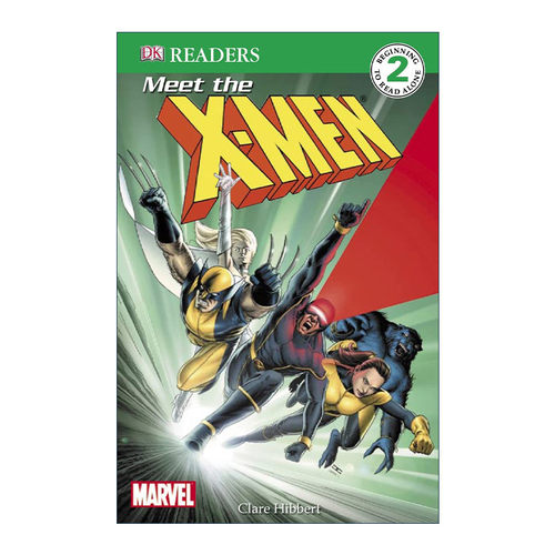 英文原版 DK Readers Level 2 Meet the X-Men DK分级读物L2 认识X战警 漫威系列 英文版 进口英语原版书籍
