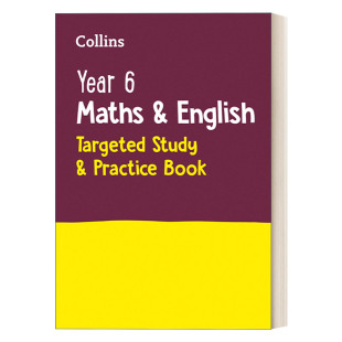 Targeted 英文版 进 Collins Year and Book Study Maths Practice 柯林斯英国小学六年级数学英语练习册 English 英文原版