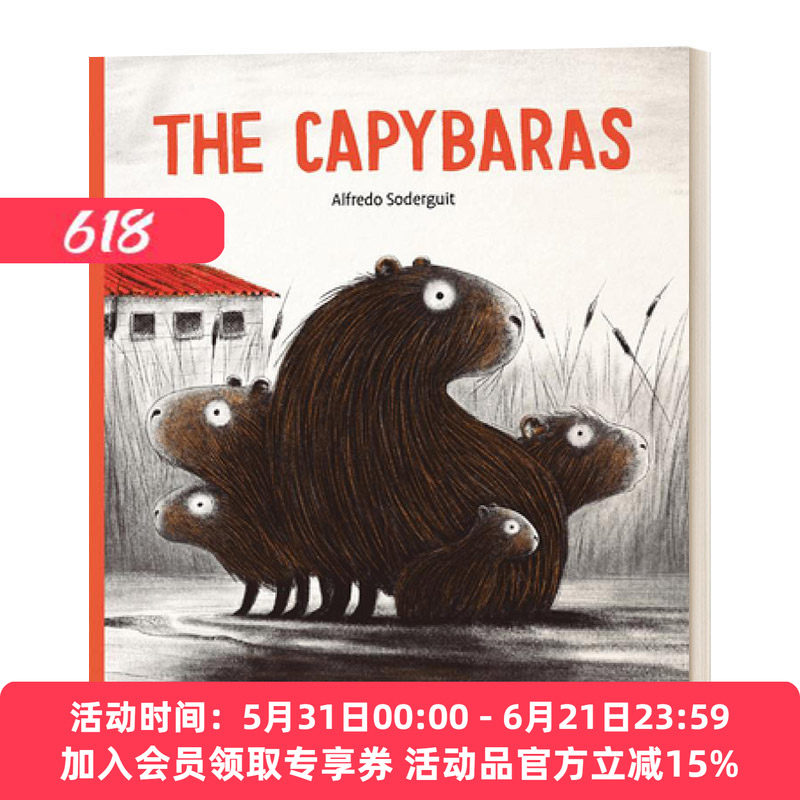 水豚的故事 英文原版 The Capybaras 儿童精装绘本 故事图画书 英文版 进口英语原版书籍