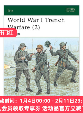 英文原版 World War I Trench Warfare 2 一战战壕战 上 1916-1918 军事精锐系列 英文版 进口英语原版书籍