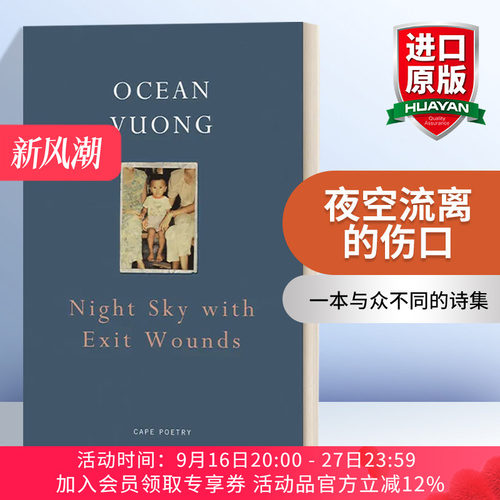 英文原版夜空流离的伤口
