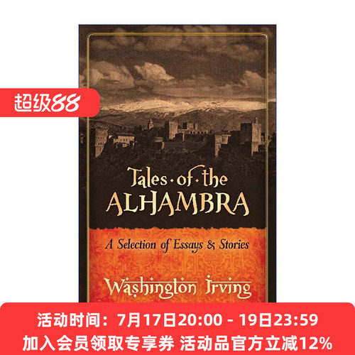 阿尔罕伯拉 英文原版 Tales of the Alhambra 散文与小说选集 世界行旅文学经典 Washington Irving华盛顿·欧文 进口英语原版书籍