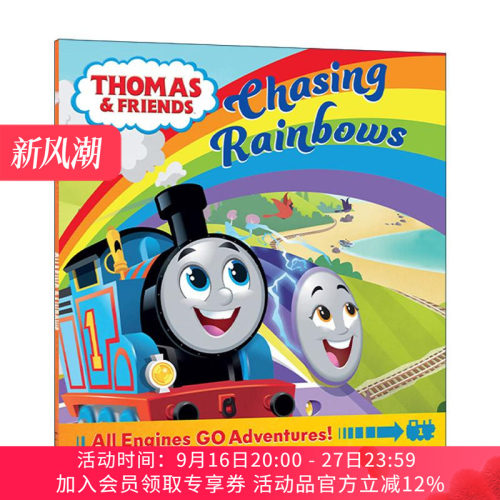 英文原版 Thomas & Friends Chasing Rainbows 托马斯小火车绘本 追彩虹 英文版 进口英语原版书籍