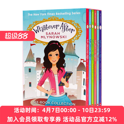 英文原版 Whatever After Boxset Books 1-6 瞬息万变系列1-6 儿童章节小说 儿童文学 睡前故事书 英文版 进口英语原版书籍