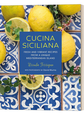 英文原版 Cucina Siciliana 情迷西西里 地中海烹饪艺术 精装 餐饮食谱 英文版 进口英语原版书籍