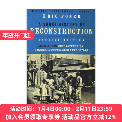 英文原版 A Short History of Reconstruction 重建简史 美利坚未完成的革命 更新版 英文版 进口英语原版书籍