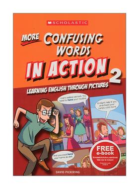 英文原版 More Confusing Words In Action 2 学乐画中画 更多易混淆词卷2 英文版 进口英语原版书籍