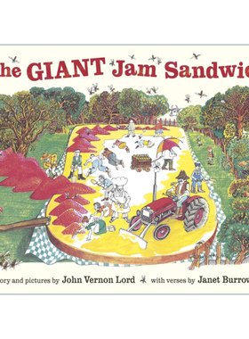 巨大的三明治 英文原版 The Giant Jam Sandwich 英国经典绘本 汪培珽第四阶段书单 英文版 进口英语原版书籍