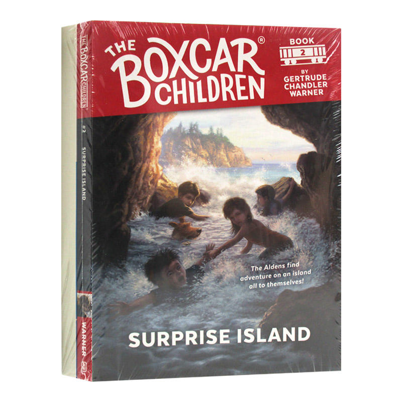 英文原版 Surprise Island棚车少年套装2西班牙语英语2本套装 The Boxcar Children Mysteries 2英文版进口英语原版书籍