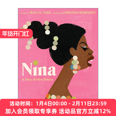 英文原版 Nina a story of Nina Simone 妮娜·西蒙的故事 名人生平儿童绘本 英文版 进口英语原版书籍