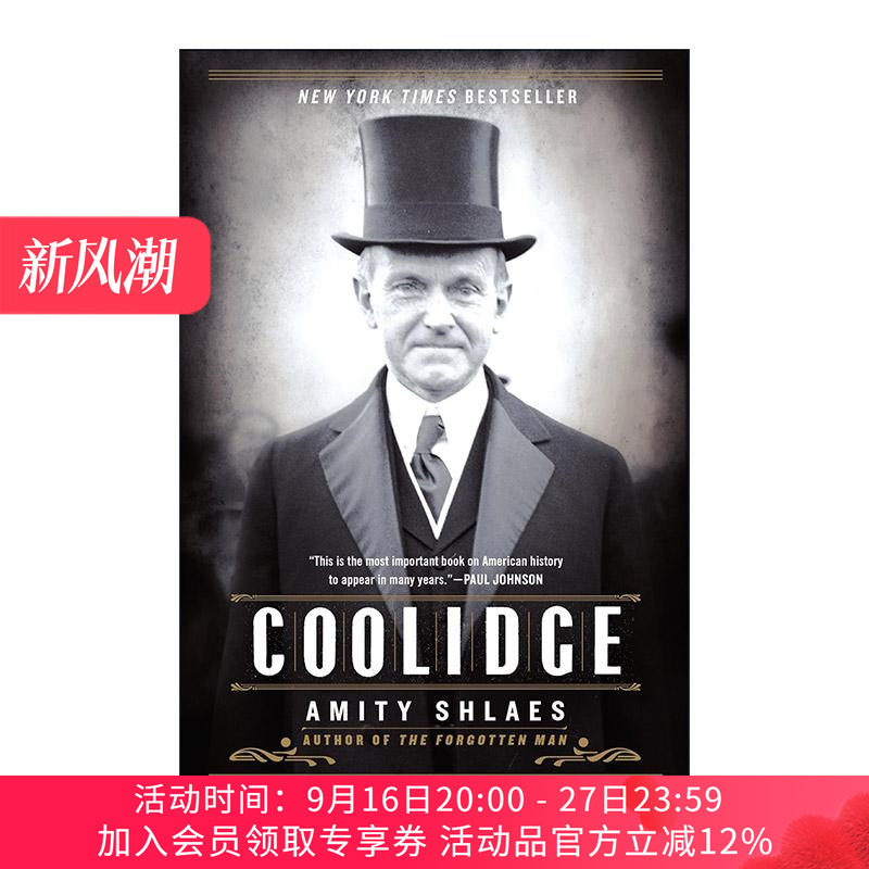 英文原版 Coolidge 柯立芝传 美国经济史专家Amity Shlaes 英文版 进口英语原版书籍