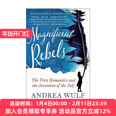 英文原版 Magnificent Rebels 伟大的叛逆者 最初的浪漫主义者和自我的发明 Andrea Wulf 英文版 进口英语原版书籍