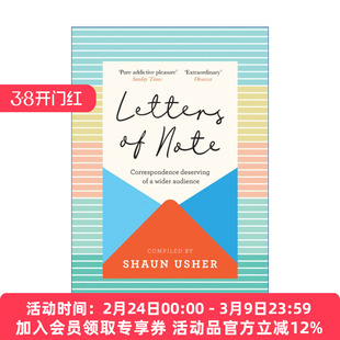 见信如晤 英文原版 Letters of Note 值得更多人看的书信集 精装 英文版 进口英语原版书籍