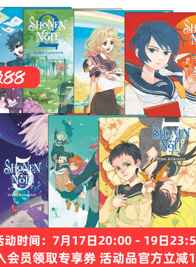 英文原版 Shonen Note Boy Soprano 少年笔记系列1-7册 少年乐谱 治愈系漫画 隐之王作者镰谷悠希 讲谈社 英文版 进口英语原版书籍