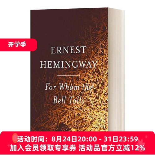 英文原版 For Whom the Bell Tolls 丧钟为谁而鸣 英文版 进口英语原版书籍