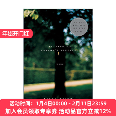 英文原版 Walking to Martha's Vineyard 步行前往马撒葡萄园岛 自然诗歌 普利策奖 Franz Wright 英文版 进口英语原版书籍