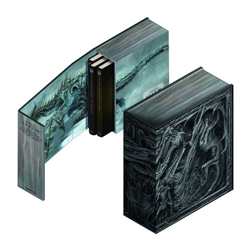 英文原版 The Skyrim Library - Volumes I  II & III (Box Set)  上古卷轴：天际卷1-3 精装收藏套装 英文版