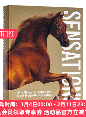 华研原版 轰动 英文原版 Sensations 英国艺术的故事 从霍加斯到班克西 精装 英文版进口原版英语艺术类书籍