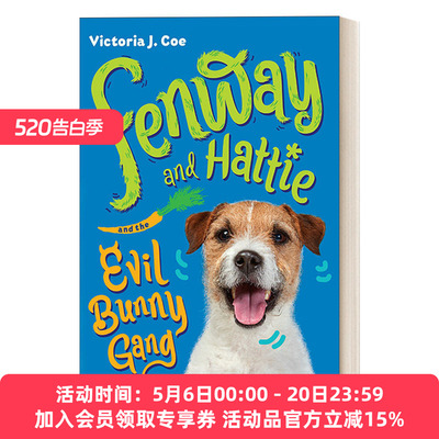 英文原版 Fenway and Hattie02 the Evil Bunny Gang 芬威和海蒂系列02 邪恶兔子帮 儿童幽默动物小说 英文版 进口英语原版书籍