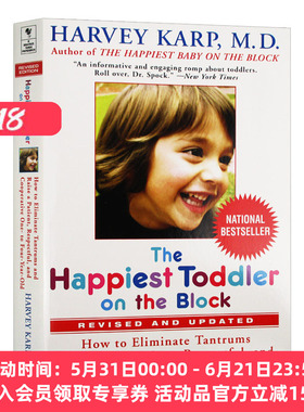 卡普儿童行为手册 高效父母身体力行的教养法则 英文原版 Happiest Toddler On The Block 英文版进口原版英语书籍