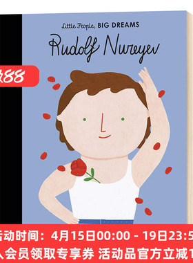 英文原版 Little People, Big Dreams：Rudolf Nureyev 小人物大梦想儿童精装绘本 鲁道夫纽瑞耶夫