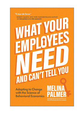 企业员工管理指南  英文原版 What Your Employees Need and Can't Tell You 行为经济学 领导学 组织变革 Melina Palmer 英文版