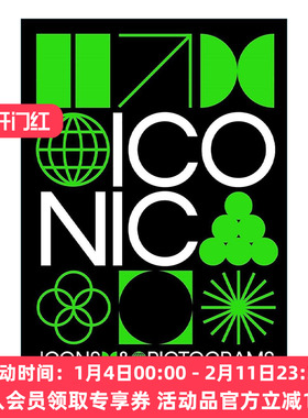 英文原版 Iconic Icons & Pictograms In Design Today 图标 当今设计中的图标和象形图 图案标志设计 英文版 进口英语原版书籍