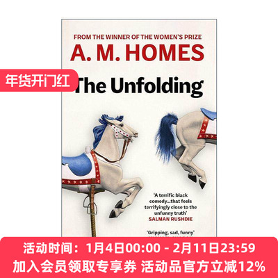 英文原版 The Unfolding 真相渐显 畅销家庭题材黑色幽默小说 A.M.Homes 英文版 进口英语原版书籍