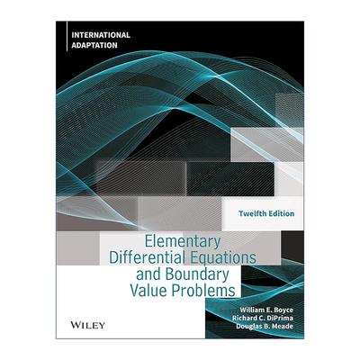 英文原版 Elementary Differential Equations and Boundary Value Problems 常微分方程与边值问题基础 第12版 英文版 进口英语原