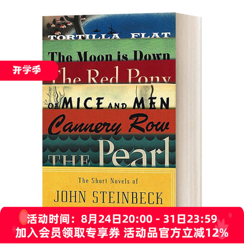 英文原版小说 The Short Novels of John Steinbeck penguin Classics Deluxe Edition 约翰·斯坦贝克短篇小说集 企鹅豪华版