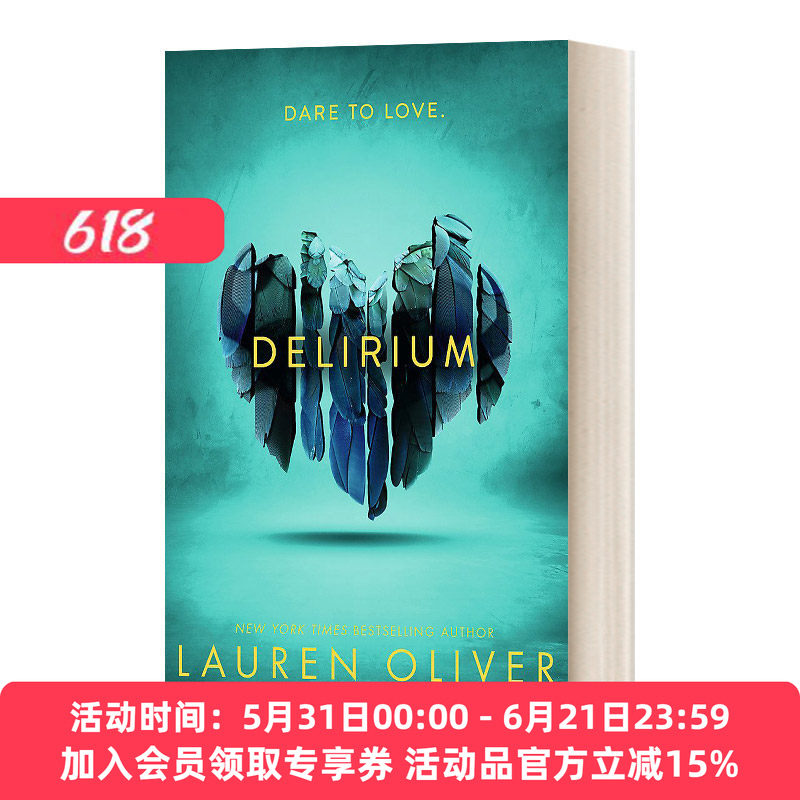 英文原版小说 Delirium Delirium Trilogy 1 爱是一种病 劳伦 奥利弗 忽然七日作者 英文版 进口英语原版书籍