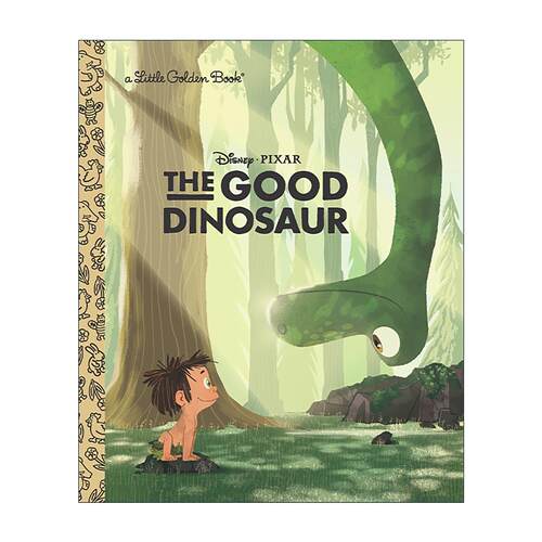 英文原版 The Good Dinosaur Little Golden Book Disney Pixar The Good Dinosaur 恐龙当家 迪士尼 兰登书屋精装小金书 同名电影