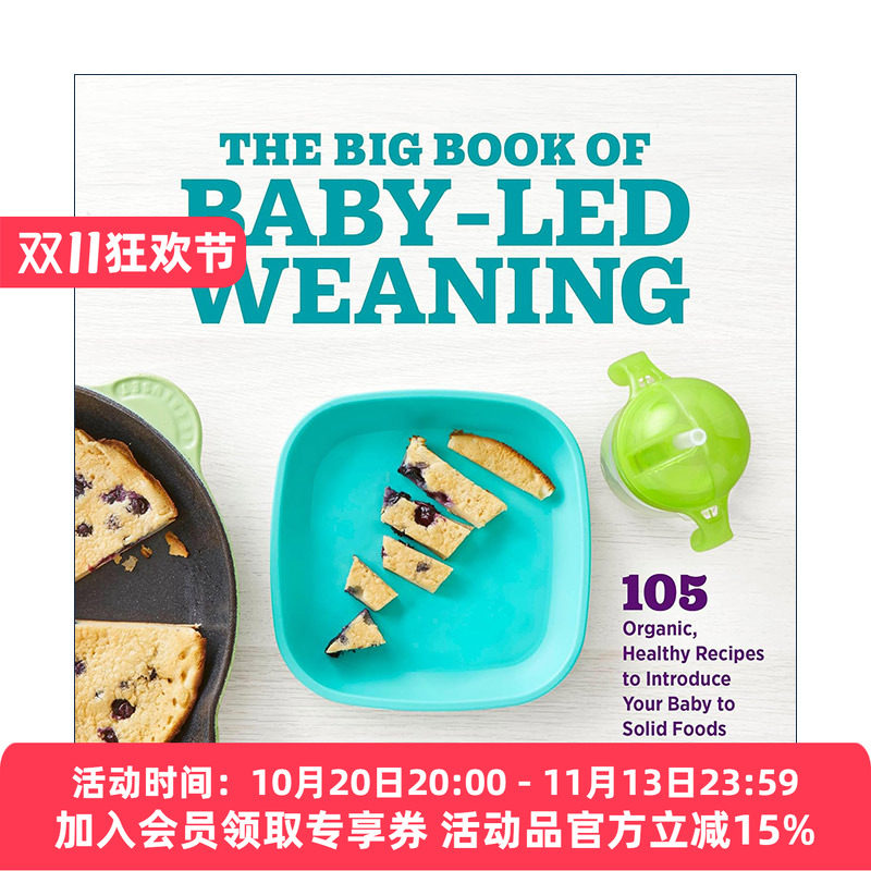 英文原版 The Big Book of Baby-Led Weaning 婴儿主导断奶大全 宝宝主动进食 105个有机健康食谱 英文版 进口英语原版书籍