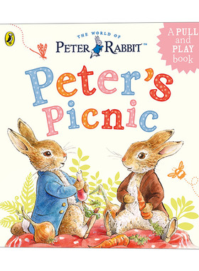 英文原版 Peter Rabbit: Peter's Picnic 彼得兔的故事 彼得的野餐 机关纸板书 英文版 进口英语原版书籍