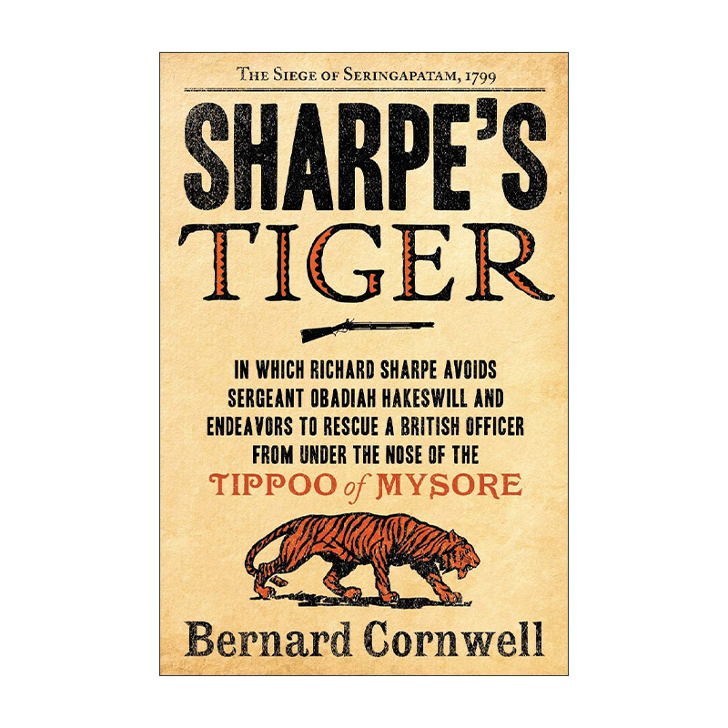 英文原版 Sharpe's Tiger 沙普的虎 1799塞林伽巴丹之围 影视原著 英文版 进口英语原版书籍