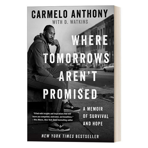 英文原版 Where Tomorrows Aren't Promised 卡梅隆 安东尼自传 NBA 湖人开拓者 英文版 进口英语原版书籍