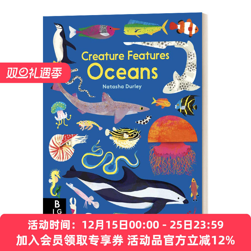 英文原版 Creature Features Oceans 海洋生物 英文版 进口英语原版书籍