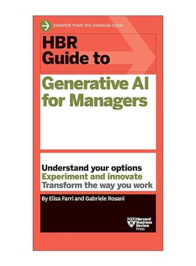 英文原版 HBR Guide to Generative AI for Managers 哈佛商业评论指南系列 管理者生成式人工智能 英文版 进口英语原版书籍