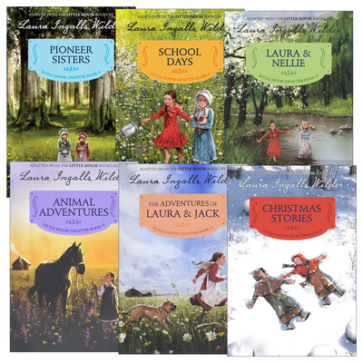 英文原版 Little House Chapter Book 小木屋章节书系列1-6册 露娜和杰克的冒险 圣诞故事 校园日 英文版 进口英语原版书籍