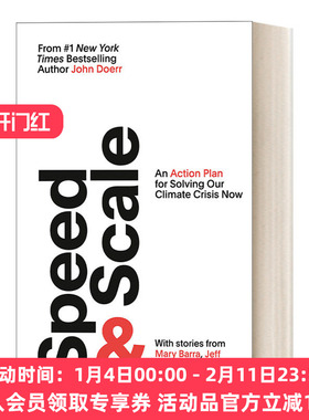 英文原版 Speed and Scale 速度与规模:解决气候危机的行动计划 经济 John Doerr 英文版 进口英语原版书籍