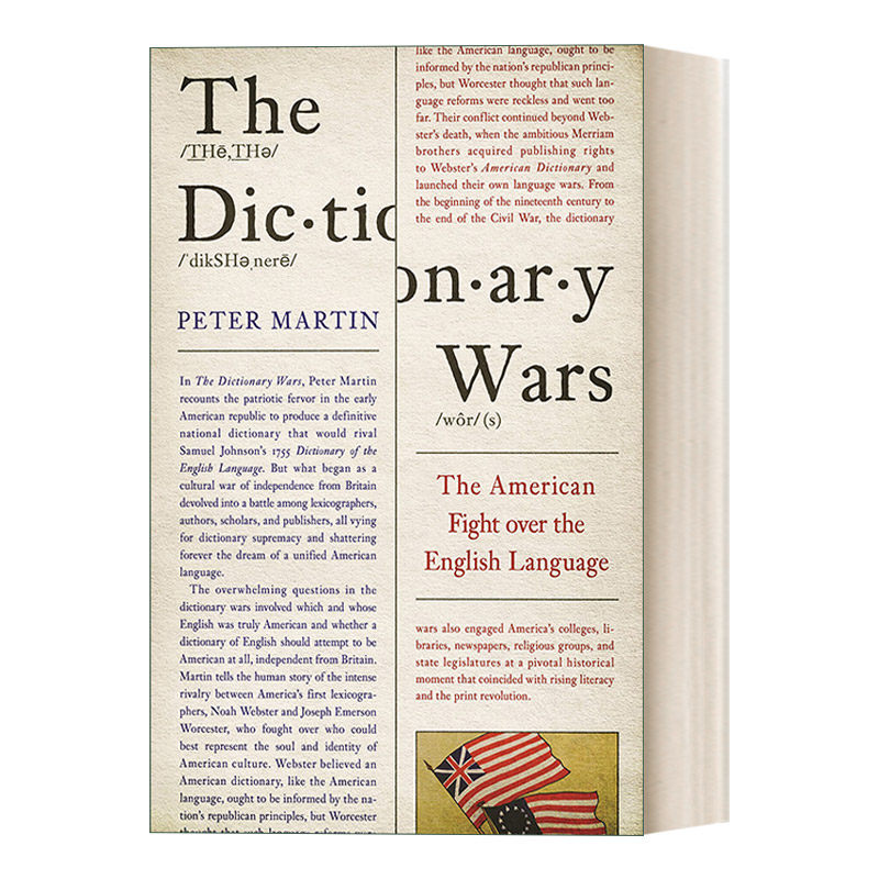 词典大战 英文原版 The Dictionary Wars 美国对英语的争夺 精装 Peter Martin 英文版 进口英语原版书籍