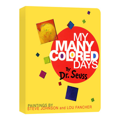 我的多彩岁月 英文原版绘本 My Many Colored Days 儿童绘本 纸板书 英文版 进口英语原版书籍
