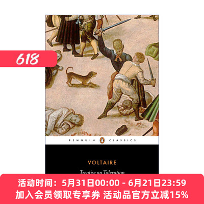 论宽容 英文原版 Treatise on Toleration 伏尔泰 企鹅黑经典 英文版 进口英语原版书籍
