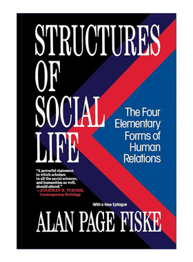 英文原版 Structures of Social Life 社会生活的结构 加州大学教授Alan Page Fiske 英文版 进口英语原版书籍