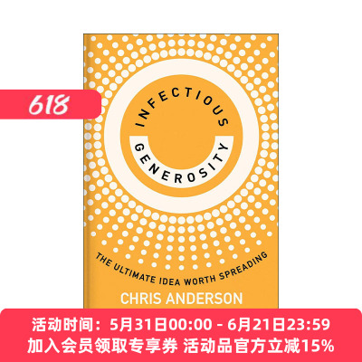 英文原版 Infectious Generosity富有感染力的慷慨 值得传播的理念 2024比尔·盖茨夏季书单 演讲的力量Chris Anderson新作 进口书