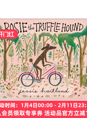 英文原版 Rosie the Truffle Hound 罗斯的松露猎人之路 儿童美食精装绘本 Jessie Hartland 英文版 进口英语原版书籍