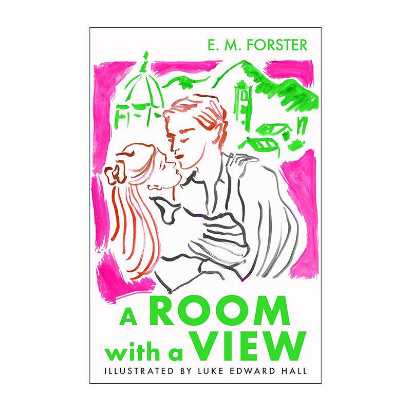 英文原版 A Room With A View 看得见风景的房间 E.M.福斯特 青少年精装插画版 英文版 进口英语原版书籍