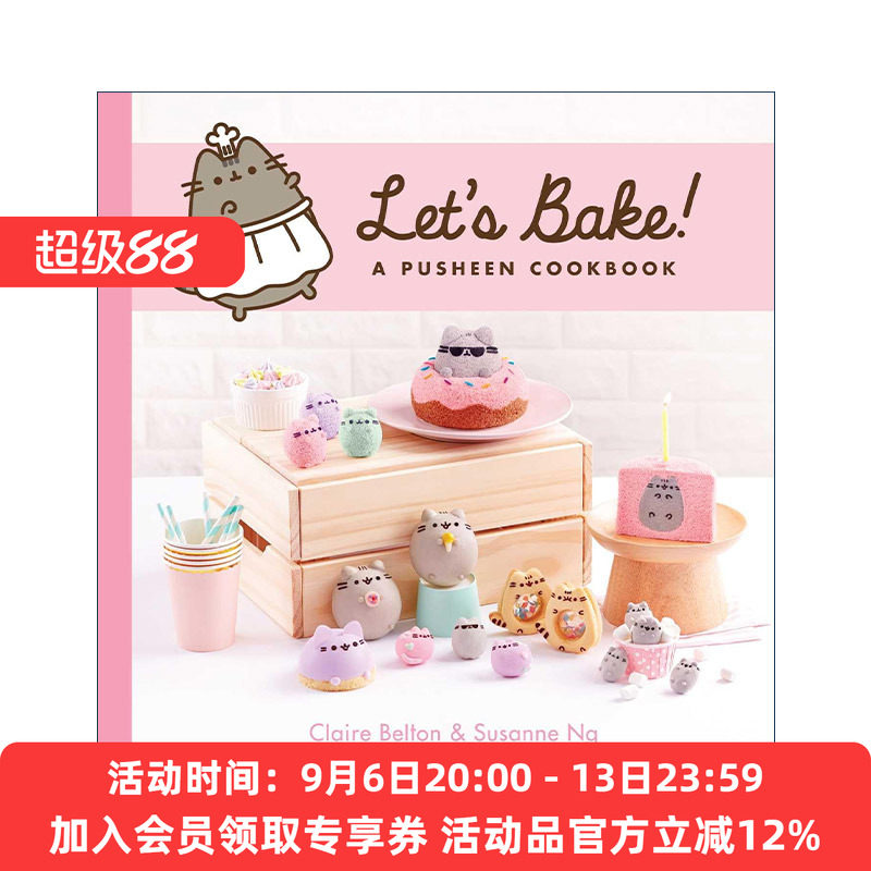英文原版 Let's Bake 胖吉猫 烘焙食谱书 精装 英文版 进口英语原版书籍