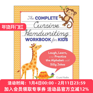 英文原版 The Complete Cursive Handwriting Workbook for Kids 儿童英语连笔书写练习册大全 英文版 进口英语原版书籍
