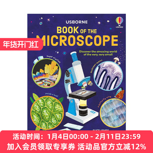 英文原版 Usborne Book of the Microscope 显微镜的世界 尤斯伯恩儿童科普百科读物精装 英文版 进口英语原版书籍